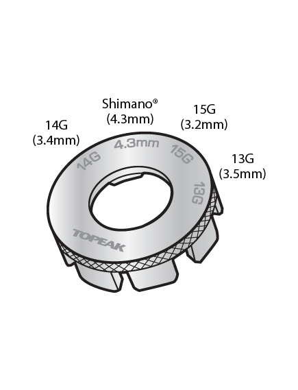 Unealta Cheie Spite Topeak Duospoke, Tps-Sp42 - Argintiu, imaginea nr. 2