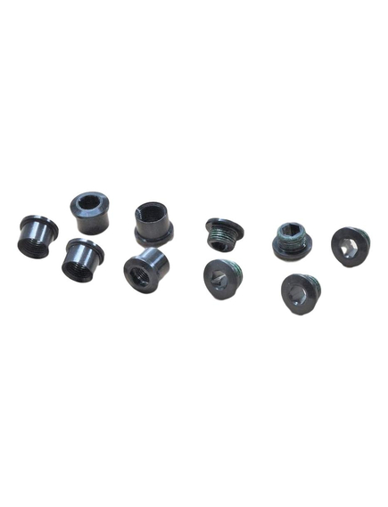 Chain Ring Bolt Kit 5-Arm Double - Black