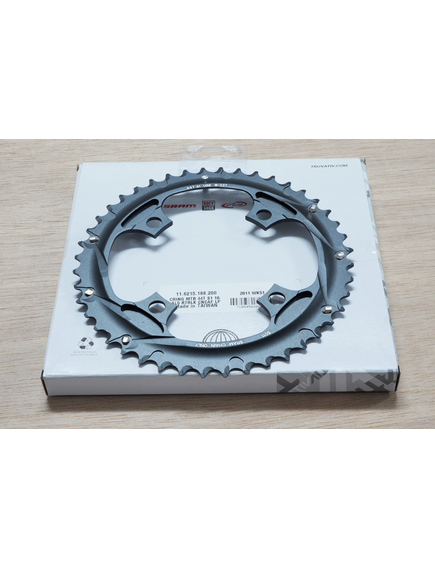 Foaie Angrenaj MTB S1 104, 44T, Negru, imaginea nr. 2