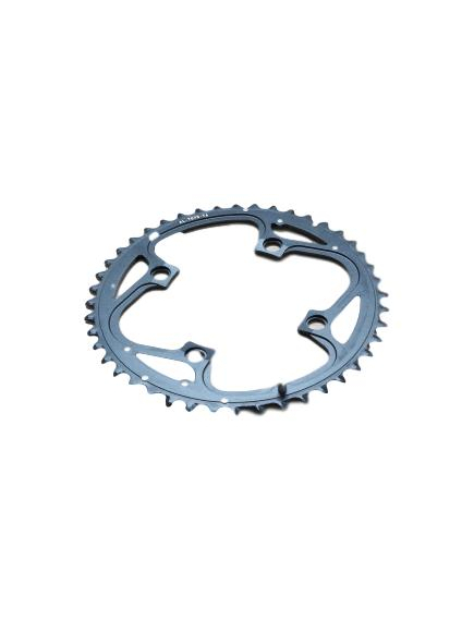 Foaie Angrenaj MTB V4 104, 44T, Aluminiu, Negru