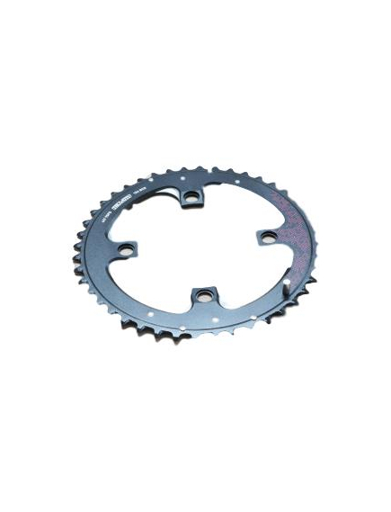 Foaie Angrenaj MTB V4G2 104, 44T, Negru-Rosu