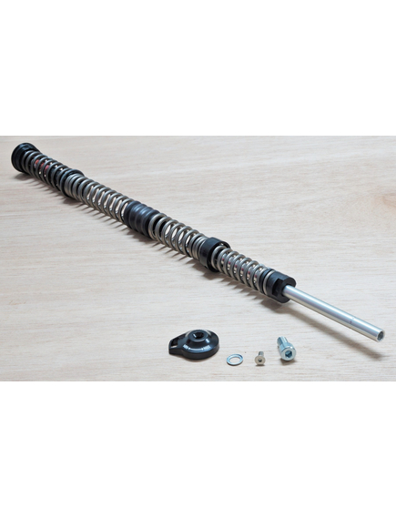 Coil spring dual position coil/shaft/top cap/adjuster knob assy, 140mm, imaginea nr. 2