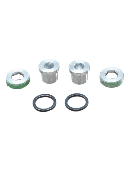 Crank Arm Bolts Truvativ M15/M22 Alloy Self-Extracting - Silver