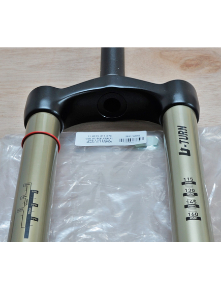 Csu U-Turn Al Steerer - 1-1/8 Inch, Black Crown, Gold, imaginea nr. 4