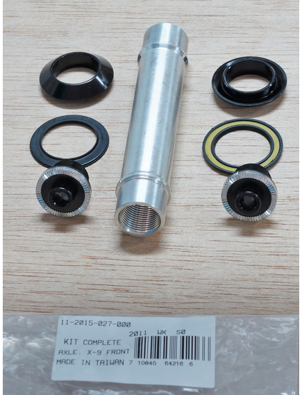 Kit Complete Axle X-9 Front - Black, imaginea nr. 2