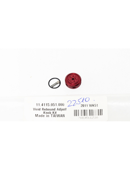 Rebound Adjust Knob Kit - 2009-2010 Vivid - Red, imaginea nr. 2