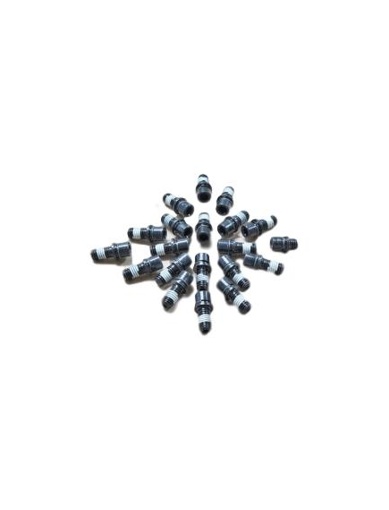 Rebound Shaft Bolt/C-Clip, w/ Thread Patch - SIlver