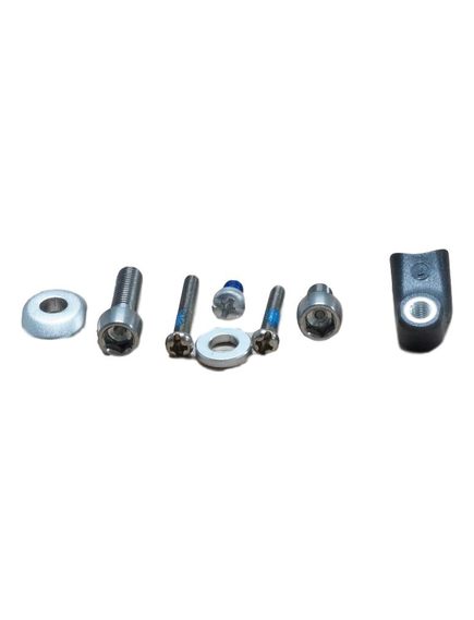 Red Front Derailleur Spare Parts Kit - Silver