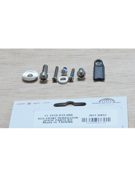 Red Front Derailleur Spare Parts Kit - Silver, imaginea nr. 2