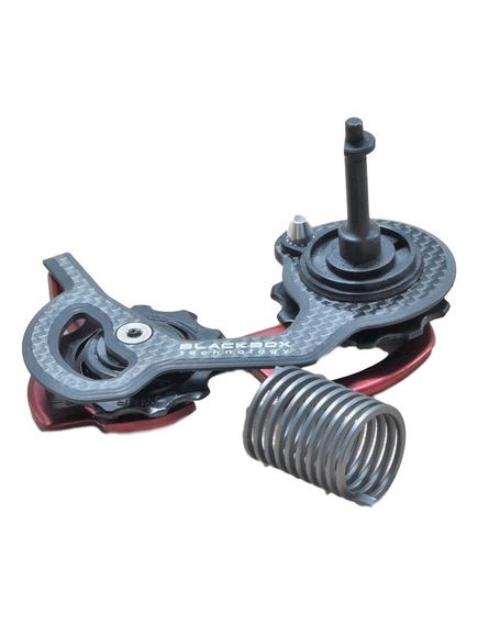 Select X0 Rear Derailleur Cage Kit Carbon - Short, Red