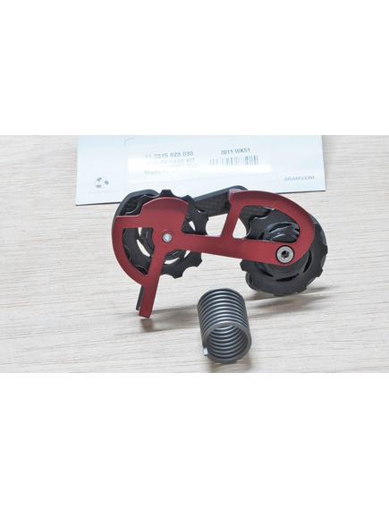 Select X0 Rear Derailleur Cage Kit Carbon - Short, Red, imaginea nr. 2