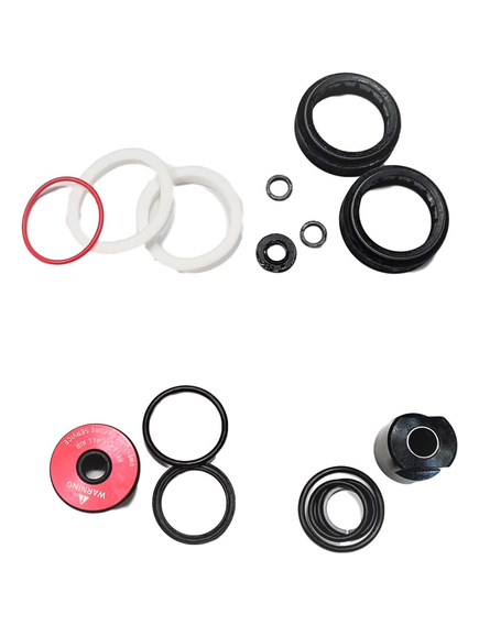 Service Kit 200 Ore Sau 1 An Furca Rockshox Yari Chrc B1 /Revelation Chrc A1 (2019+),Include Semeringuri Praf/Ulei(O-Rings,Foam Rings),Charger Rc Sealhead, Aluminum Debonair,2Xsealhead,84G