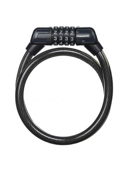 Antifurt Bicicleta Trelock K2 Kombi Silver - Negru