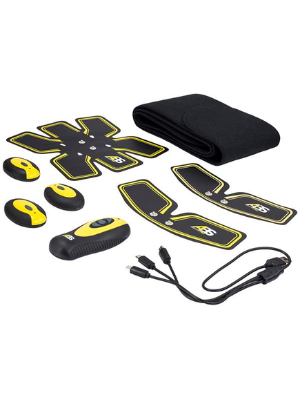 Aparat Electrostimulare Muschi Abs Master Pro - Negru-Galben, imaginea nr. 2