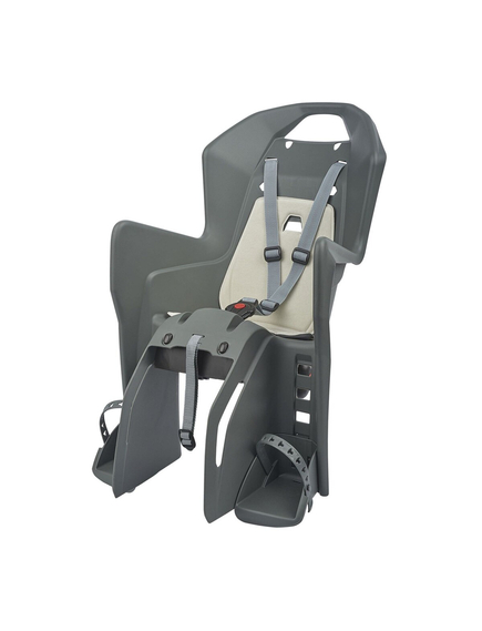 Scaun Bicicleta Copii Polisport Koolah CFS - Gri, Culoare produs: Gri