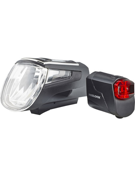 Set Lumini Bicicleta Trelock Ls 560 I-GO 50Lux/ Ls 720 Reego Dragon - Negru