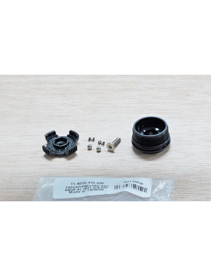 Top Cap/Preload Adjuster Knob - 2011 Sektor - Black, imaginea nr. 2
