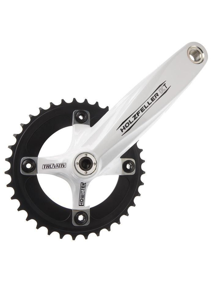 Angrenaj Pedalier Truvativ Holzfeller 1.1 Dh - Brate 170 mm 9V 38T Alb