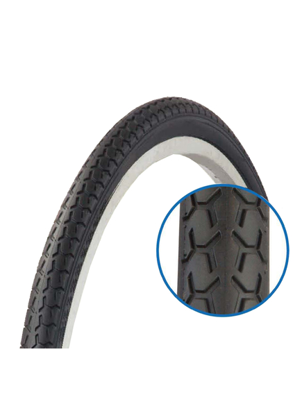 Anvelopa Bicicleta Colinelli ZY-008 - 27 x 1-3/8 Inch, Negru, imaginea nr. 2