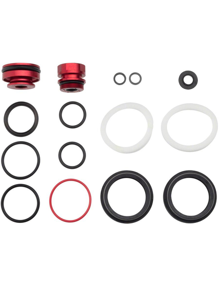 Service Kit RockShox - Lyrik C2/Pike B3 Sel+ and Ult (2020) - Negru-Rosu