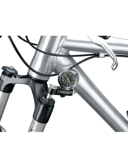 Manometru Analogic Bicicleta Topeak Shuttle TSUTG-02, Negru, imaginea nr. 3