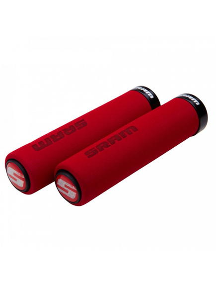 Mansoane SRAM Locking Foam Grips 129mm Rosu/Negru