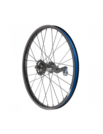 Roata Spate Cerurim LYRA - 16 Inch, 305x21, 28H, butuc Velosteel, Negru