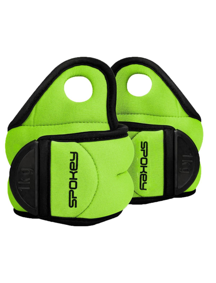 Set Greutati Incheietura - 2 X 1 Kg, Negru-Verde