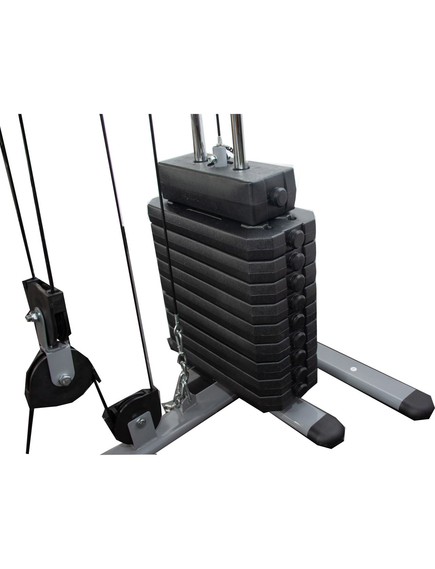 Aparat Fitness Multifunctional 1 Post Dhs 3001 - Negru-Gri, imaginea nr. 6