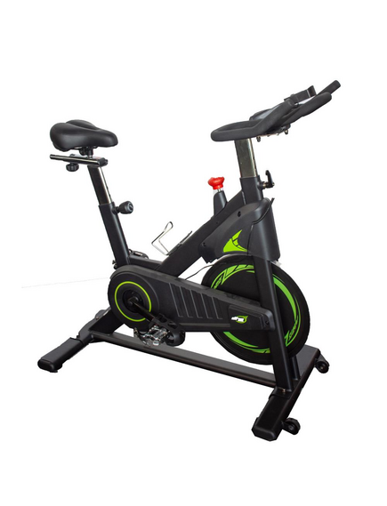 Bicicleta Fitness Spin Bike Dhs 2101 - Negru-Verde, imaginea nr. 2