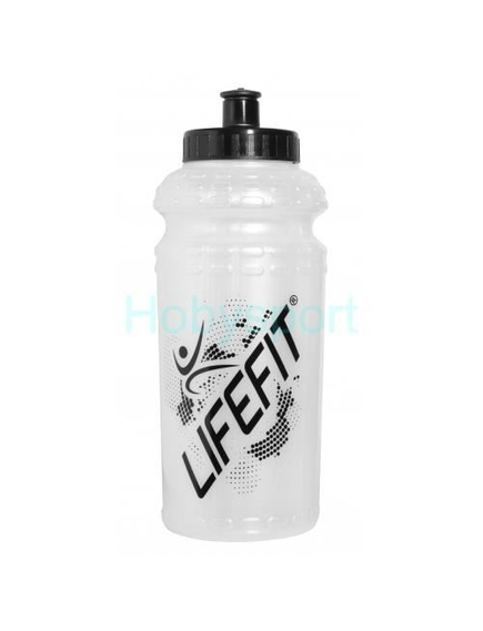 Bidon Apa Fitness - 600 ml, Alb, Culoare produs: Alb