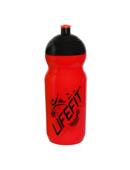 Bidon Apa Fitness - 600 ml, Rosu-Negru