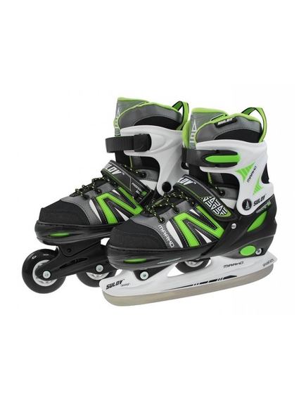Role 2 In 1 Marko - 35-38, M, Negru-Verde
