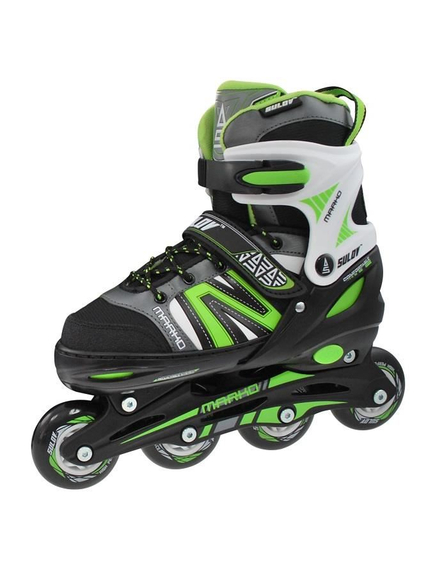 Role Adulti, Reglabile Marko, L 39-42, Negru-Verde, Marime produs: 39-42, imaginea nr. 3