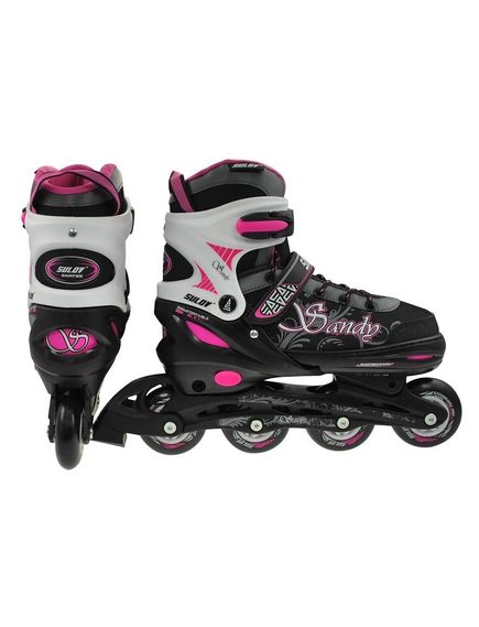 Role Sandy - 39-42, L, Negru-Roz, imaginea nr. 3