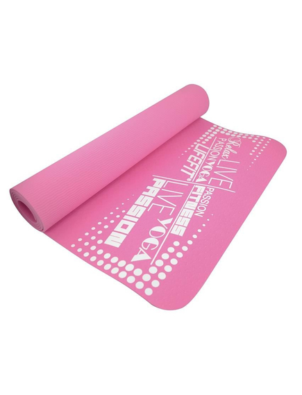 Covoras Yoga Tpe - 186 x 61 x 0.4 cm, Roz, Culoare produs: Roz