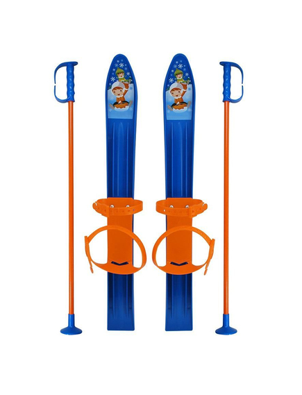 Schiuri Copii - L 60 Cm, Roz-Verde, imaginea nr. 2