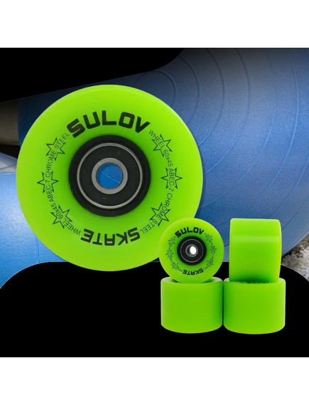 Set 4 Roti Penny Board - 60 x 45 Mm, Verde, imaginea nr. 3