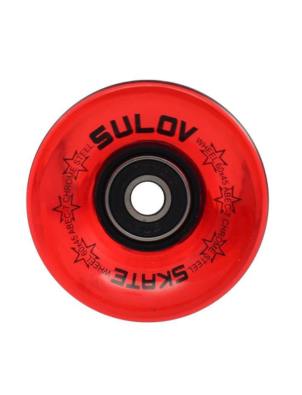 Set 4 Roti Skateboard - 60 x 45 Mm, Rosu, imaginea nr. 2