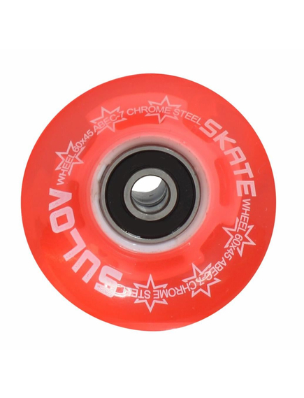 Roti Skateboard - 60x45 mm, Set 4 buc, Roz, imaginea nr. 2