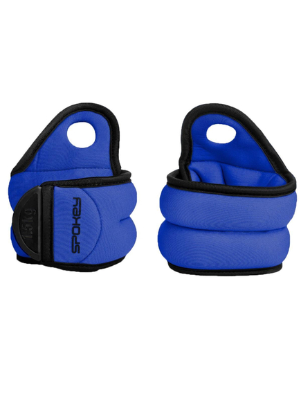 Set Greutati Incheietura - 2 X 1.5 Kg, Negru-Albastru, imaginea nr. 2