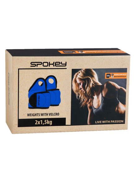 Set Greutati Incheietura - 2 X 1.5 Kg, Negru-Albastru, imaginea nr. 7