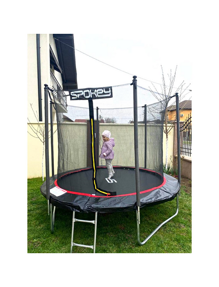 Trambulina Jumper Diametru 244 Cm - Negru-Rosu, imaginea nr. 6