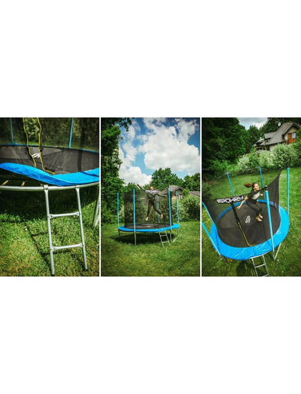 Trambulina Jumper Diametru 244 Cm - Negru-Verde, imaginea nr. 4