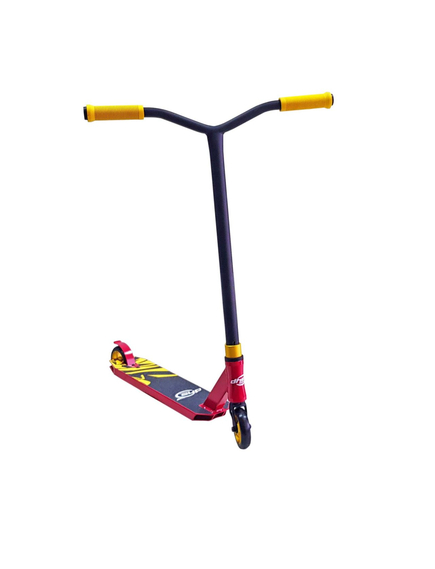 Trotineta Freestyle Dhs 109 - Negru-Rosu, Culoare produs: Galben/Rosu
