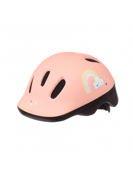 Casca Ciclism Copii Polisport Happy Rainbow - 44-48 cm, XXS, Roz, Culoare produs: Roz