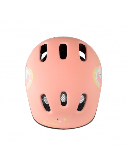 Casca Ciclism Copii Polisport Happy Rainbow - 44-48 cm, XXS, Roz, Culoare produs: Roz, imaginea nr. 2