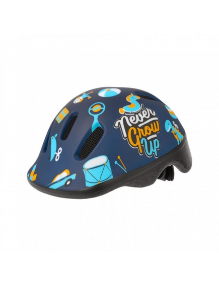 Casca Ciclism Copii Polisport Toys 2 - 44-48 cm, XXS, Albastru, Culoare produs: Albastru