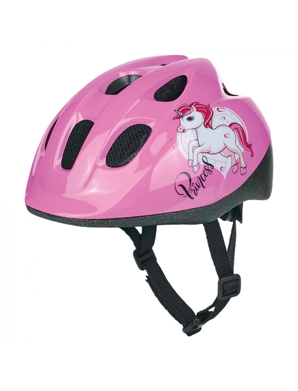 Casca Ciclism Copii Polisport Unicorn - 52-56cm, S, Roz, Culoare produs: Roz, imaginea nr. 3