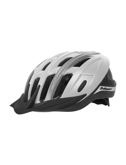 Casca Ciclism Polisport Ride In - 58-62 cm, L, Alb-Gri, Culoare produs: Alb/Gri, Marime produs: L